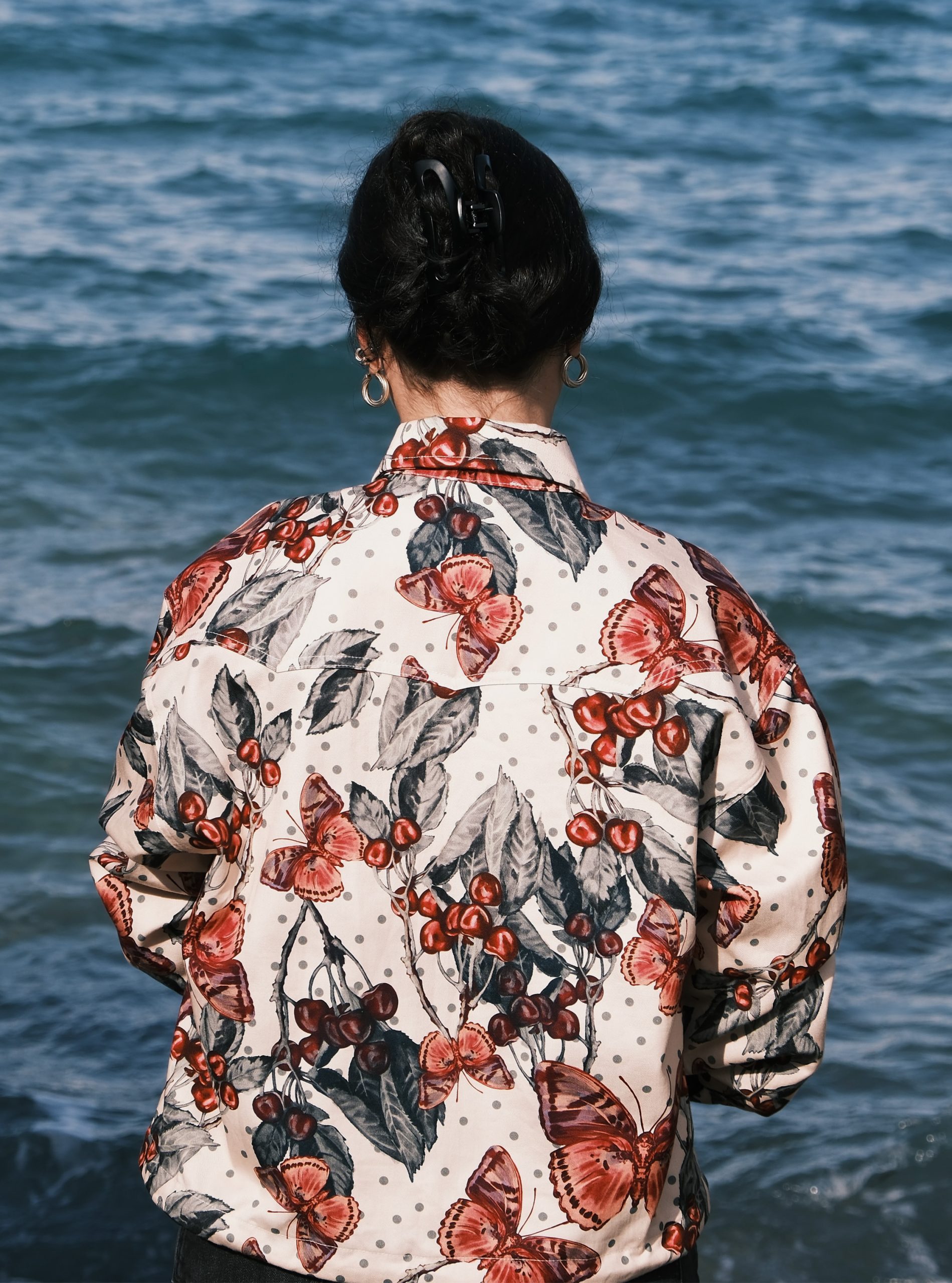 Cherry Bomber Jacket - Image 6