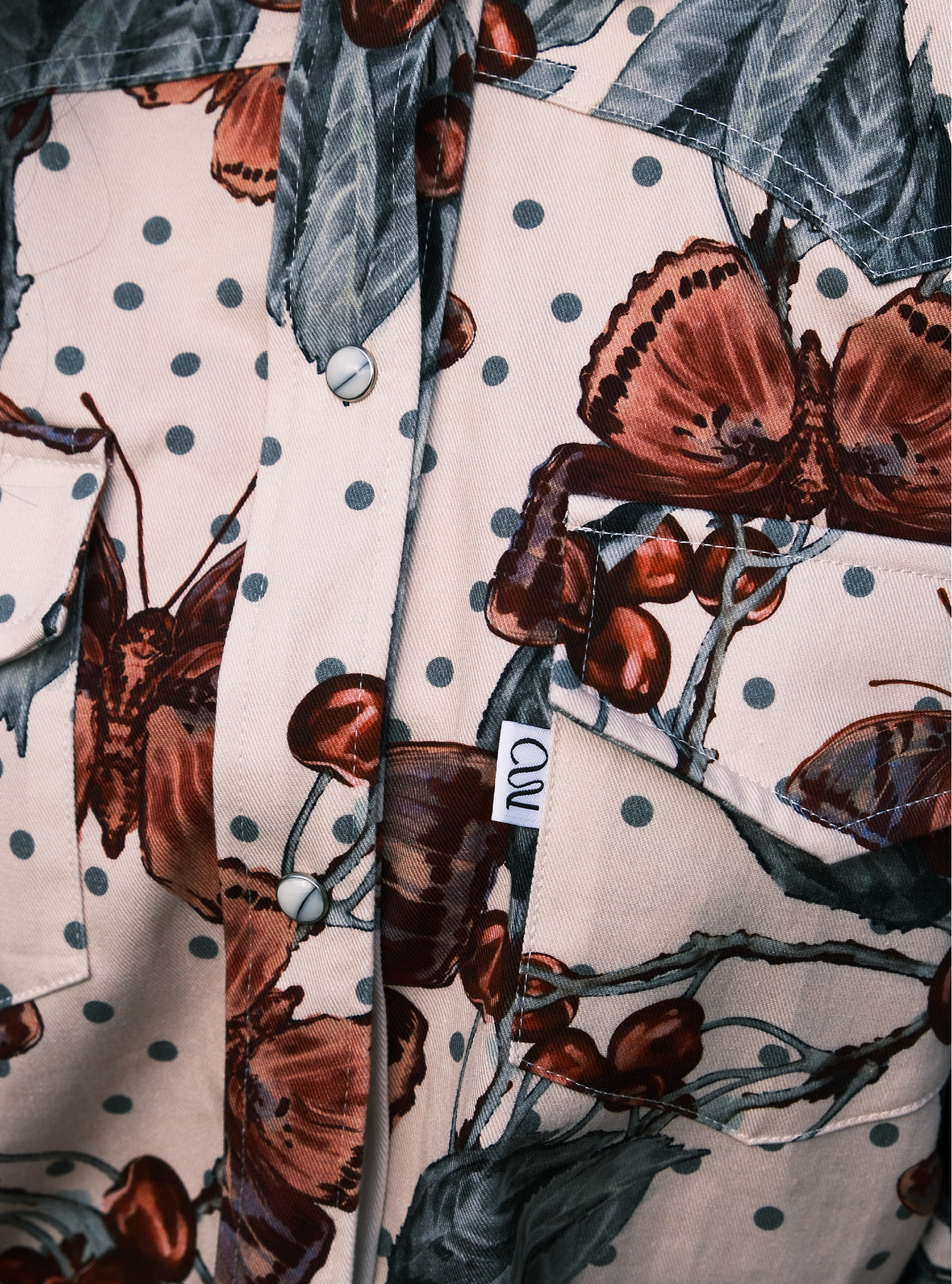 Cherry Bomber Jacket - Image 8