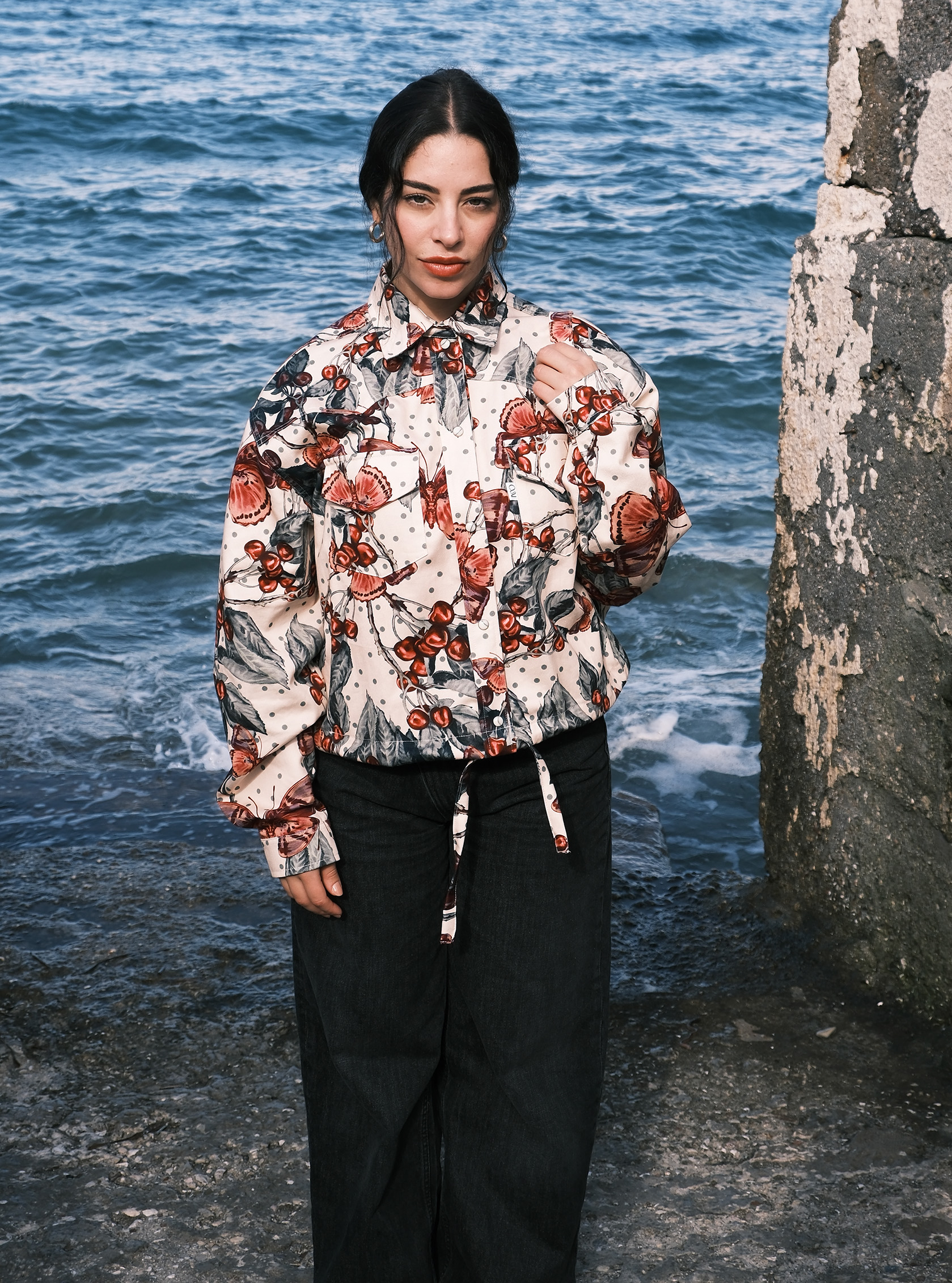 Cherry Bomber Jacket - Image 9