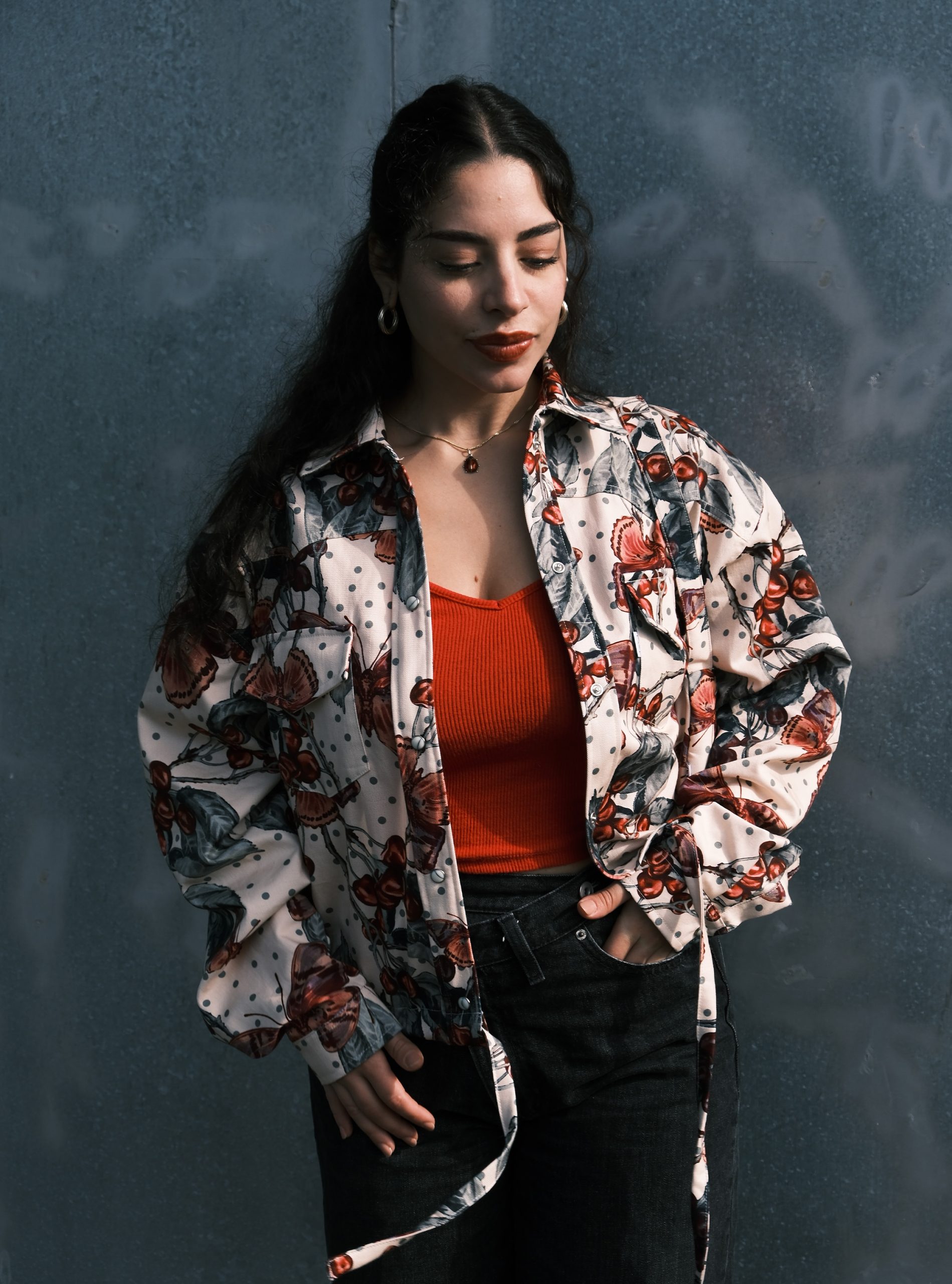 Cherry Bomber Jacket - Image 12